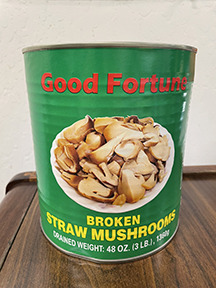 Broken Straw Mushroom In Brine, Golden Fortune